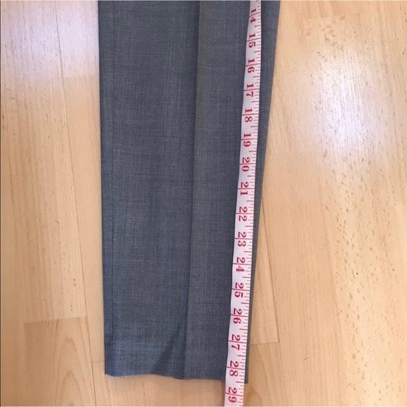 Theory Wool Grey Pants - Size 4 - Picture 6 of 7